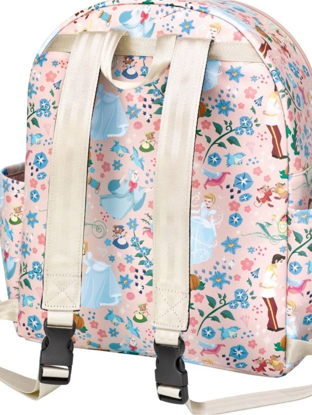 Petunia Pickle Bottom Pink Cinderella Pattern Kids Backpack - Picture 3 of 9